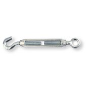 Turnbuckle DIN 1480, type RH, steel zinc plated